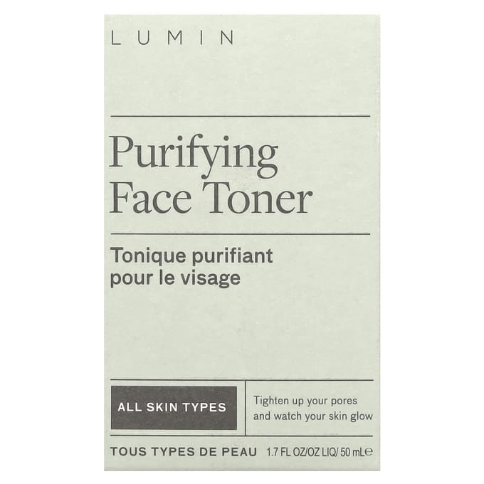 Lumin, Tonique Purifiant pour la Peau, 50ml (1,7 oz) black