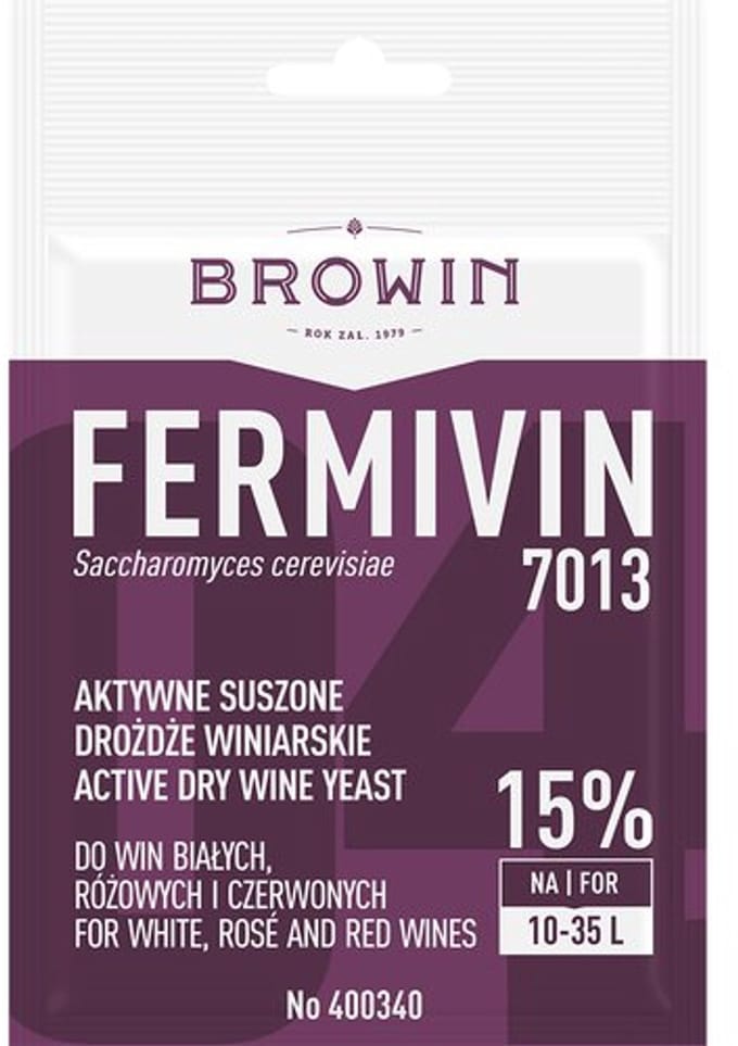 Browin - Droog Wijn Gist - 7g - Snel en Efficiënt - Voor Witte, Rode en Rosé Wijn