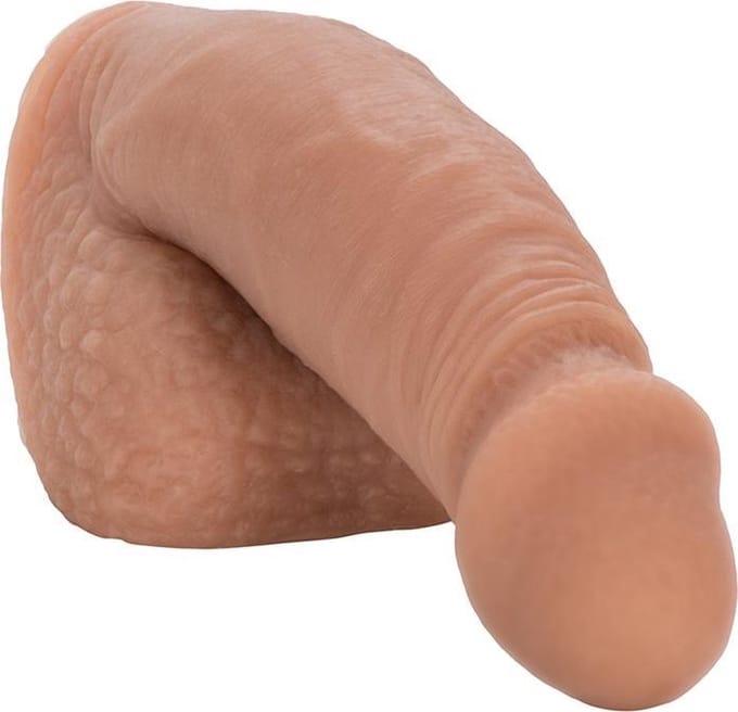 Calexotics - Siliconen Packing Penis - Slappe Penis - FtM Drag - 12,75 cm - capuccino bruin