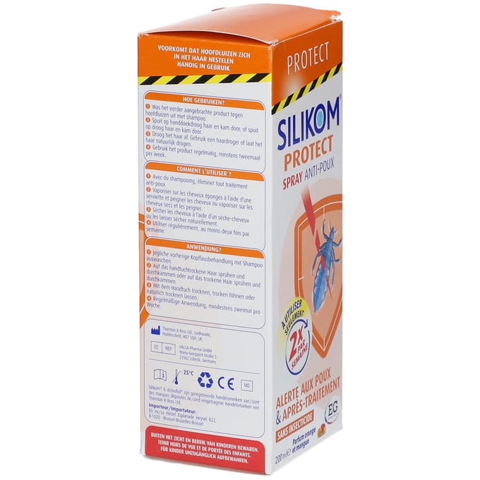 Silikom Protect | Bescherming tegen Luizen & Actieve Nabehandeling 200 Spray