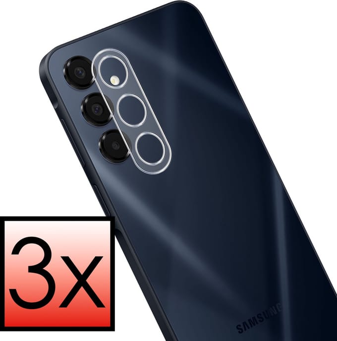 Camera Lens Protector - 3 Stuks - Geschikt voor Samsung Galaxy A16 - Camera Screenprotector - Beschermglas - Gehard Glas - Tempered Glass - Screen Protector
