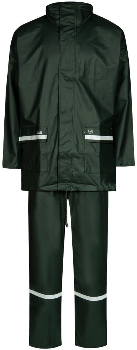 Donker groen regenpak van Lyngsøe Rainwear XXL