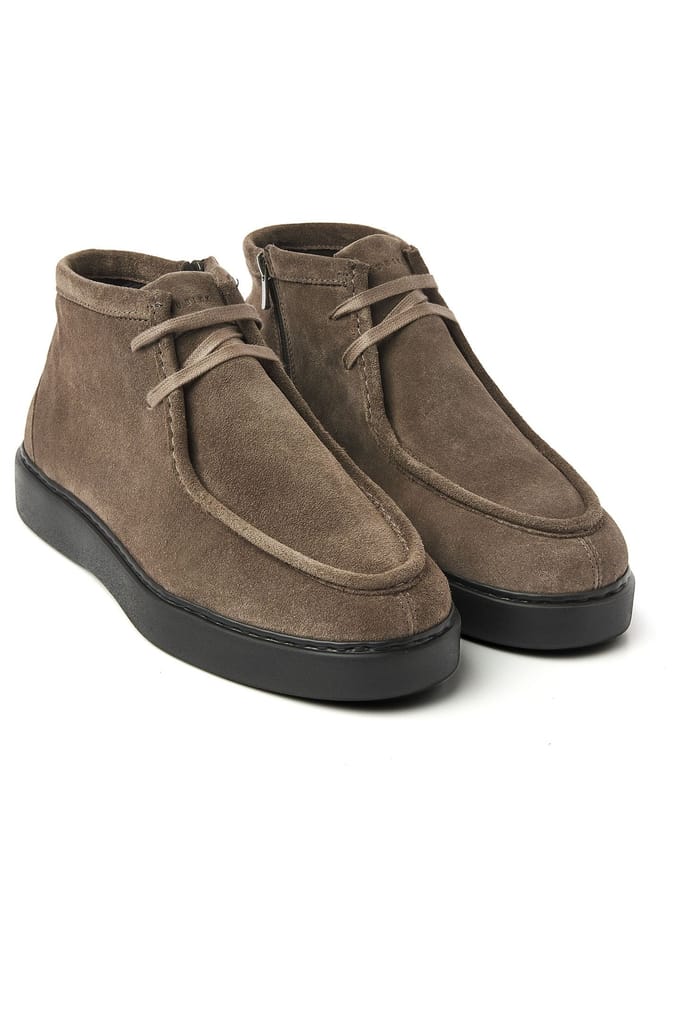Nubikk Steve Ryan Mid (m) Dk Grey Suede Größe: 41 | Trainers Outlet | Herren | Grau