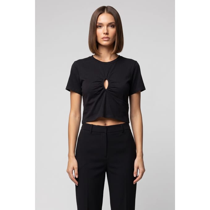 IRO Paris Tejy T-shirt Black Größe: S | Hemden Outlet | Damen | Schwarz