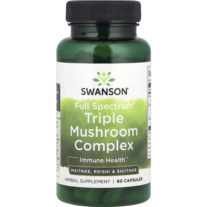 Full Spectrum® Drievoudig Paddenstoelencomplex, 60 Capsules