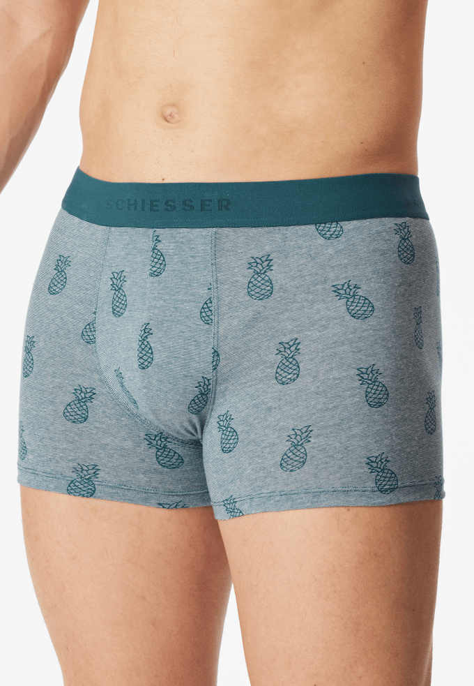 Schiesser 5PACK Shorts - 95/5 Multipacks Onderbroek - zwart, groen