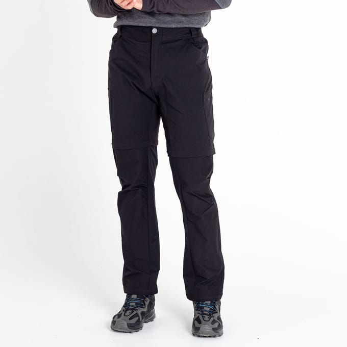 Dare2b Heren tuned in ii multi pocket afritsbare wandelbroek