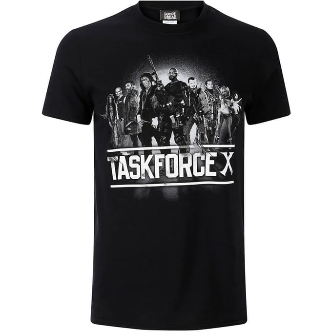 Suicide Squad Taskforce X Heren T-Shirt - Zwart - M