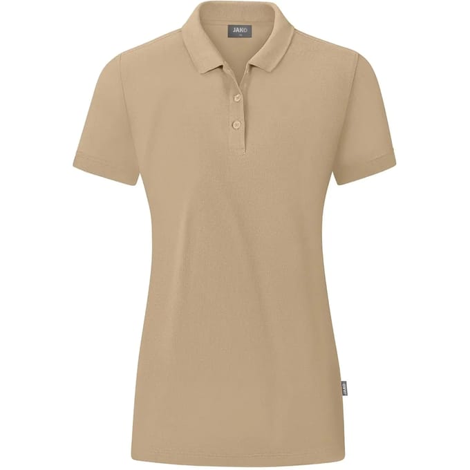 Jako Organic Polo Dames - Zand | Maat: 42