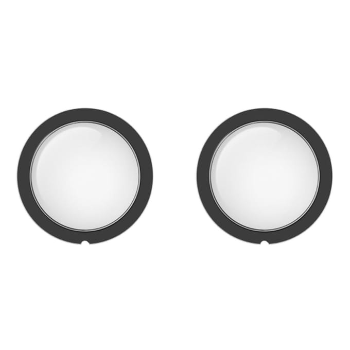 2 stuks panoramische cameralensbeschermers lensbeschermhoes lensbeschermer compatibel met Insta360 X3 camera transparant