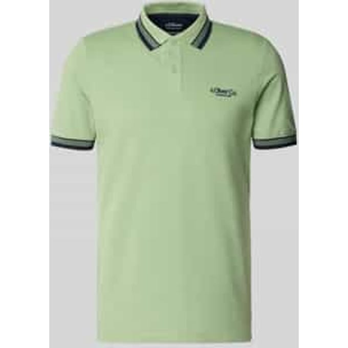 s.Oliver  Poloshirts Green Größe: S | Poloshirts Outlet | Herren | Grün
