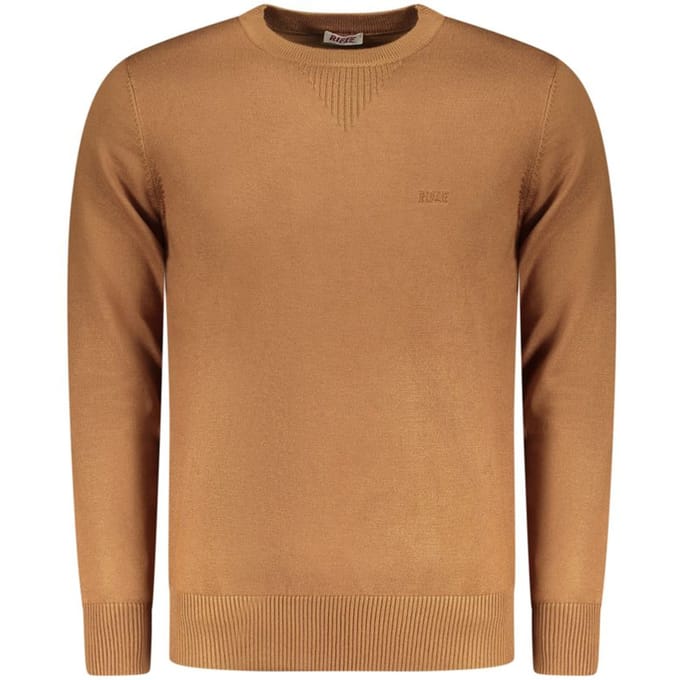 Rifle Marrone Viscosa Heren Sweater