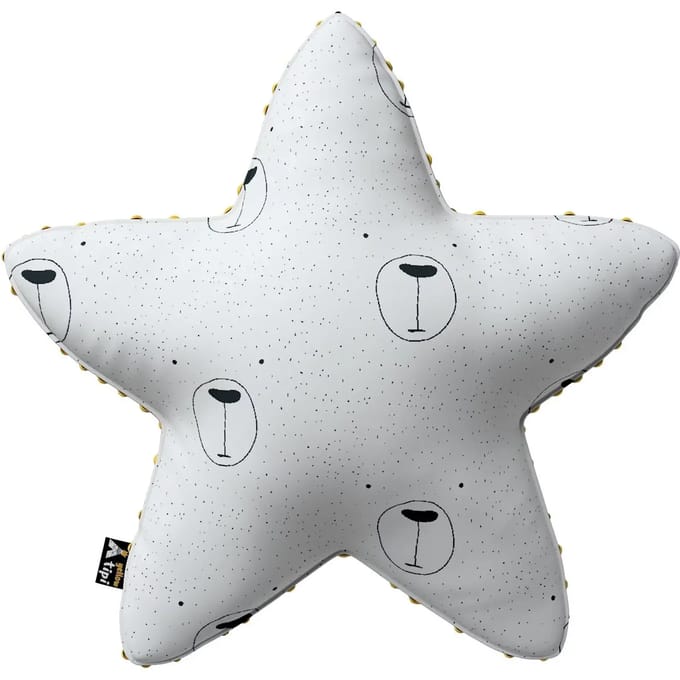 Kussen met minky Yellow Tipi Lucky Star Magic Collection