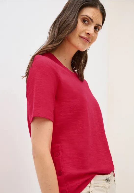 Bouclé slub shirt