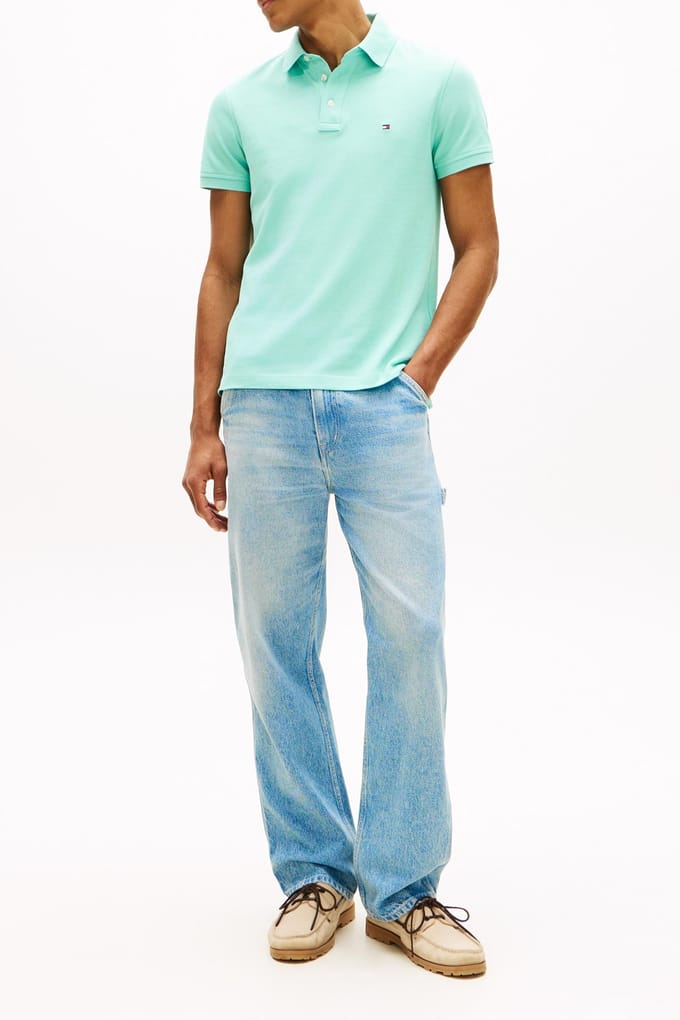 Tommy Hilfiger Polo heren 1985 slim polo mw0mw17771/csr