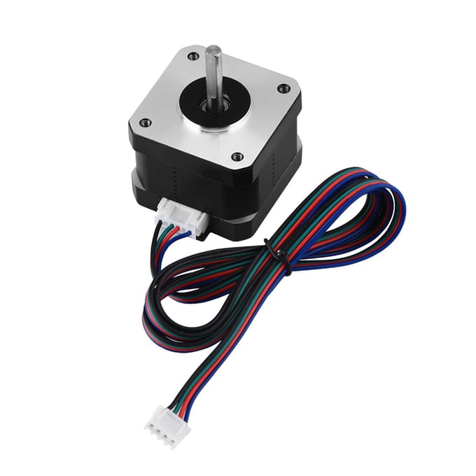 1 stuks 4 12V 1.3A 0.30Nm Stappenmotor 42 voor 3D-printer black