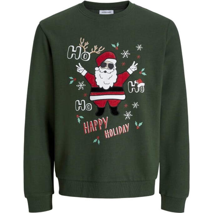 JACK&JONES - JJCHRISTMAS SWEAT CREW NECK XMAS - Heren - Sweaters