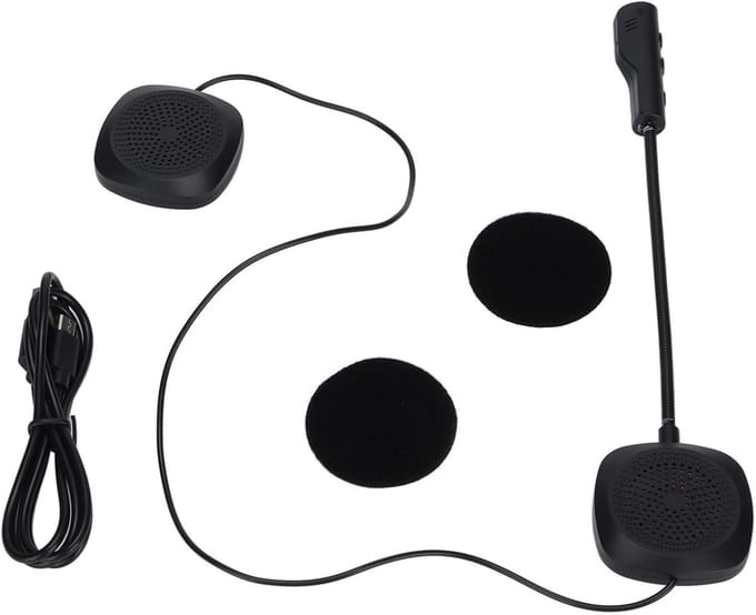 Motorfiets Headset - Helm Communicatie - Veilig Bellen - Bluetooth 5.0 Connectie - 18x10x3 cm