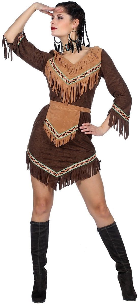 Indianen vrouw kostuum dames - Maat 46