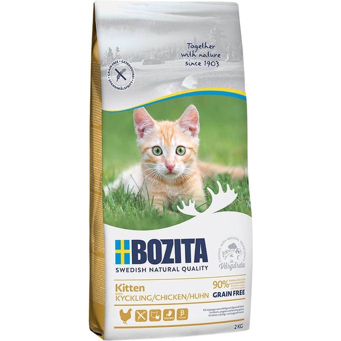 2kg Grainfree Kitten Bozita Kattenvoer
