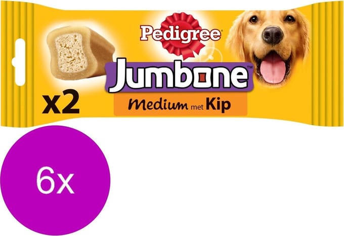 Pedigree Jumbone Medium - Hondensnacks - 6 x Kip