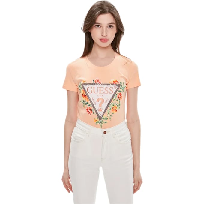 Guess Blumen T-shirt voor dames