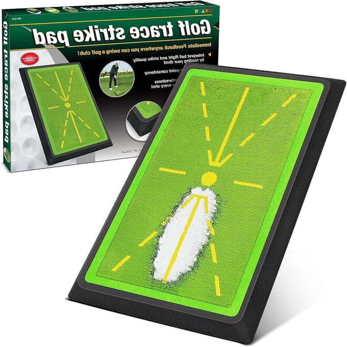 Schommelmat - Golftrainingsmat - Golfslag Oefenen - Directe Feedback - 30 x 40 cm - Groen