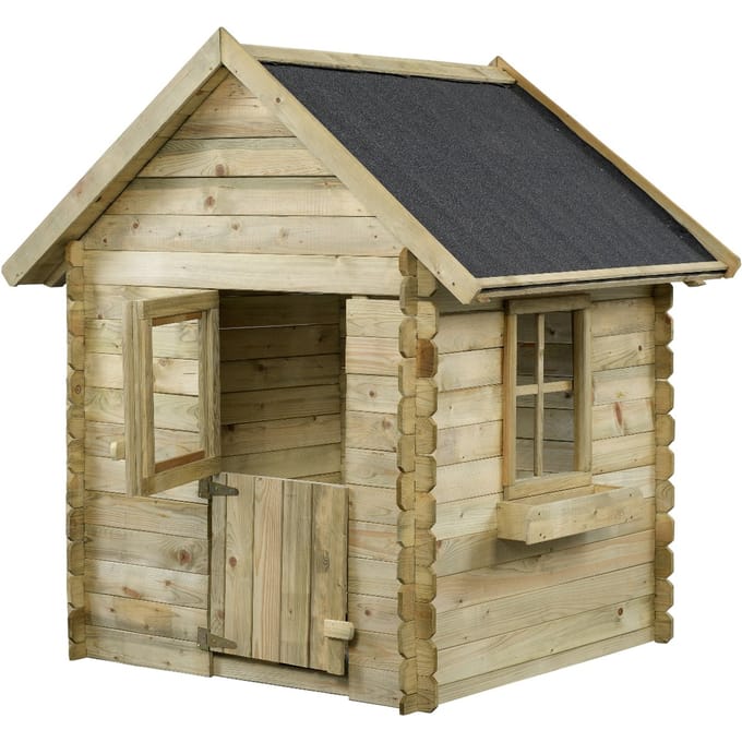 Houten speelhuisje Pim 150x125x150cm