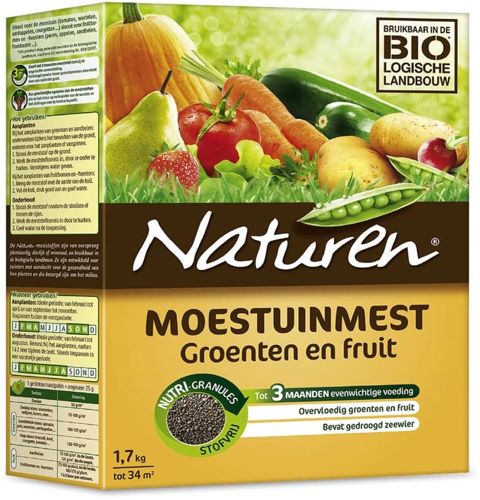 Naturen moestuinmest - 1,7 kg
