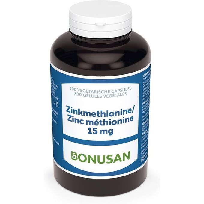 Bonusan Zinkmethionine 15 Mg 300 Capsules