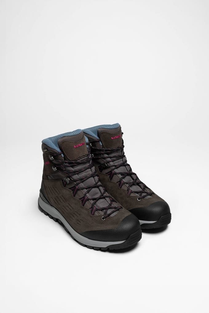 EXPLORER II GTX MID Ws Antraciet/Beere Dameswandelschoenen