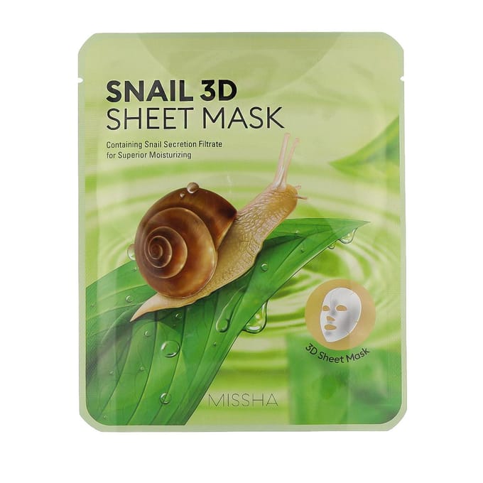 MISSHA Masque Tissu 3D à l'Escargot 23 g