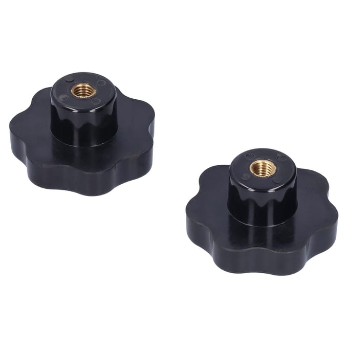 2 Stuks Stergreep Knop 7Ster Aandraaimoer Klemhandvat Machinegereedschap Accessoires M12 x 80