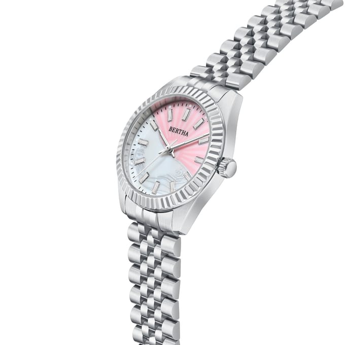 Bertha Marina parelmoer armbandhorloge