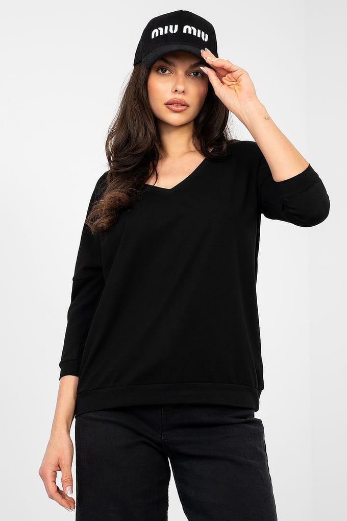 Velora V Flow Top - Zwart / S/M