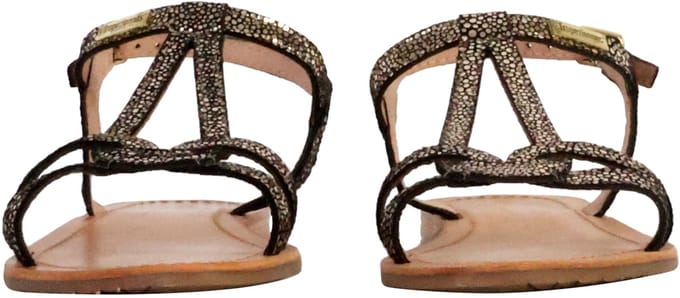 Leren sandalen van M.belarbi Hacklio