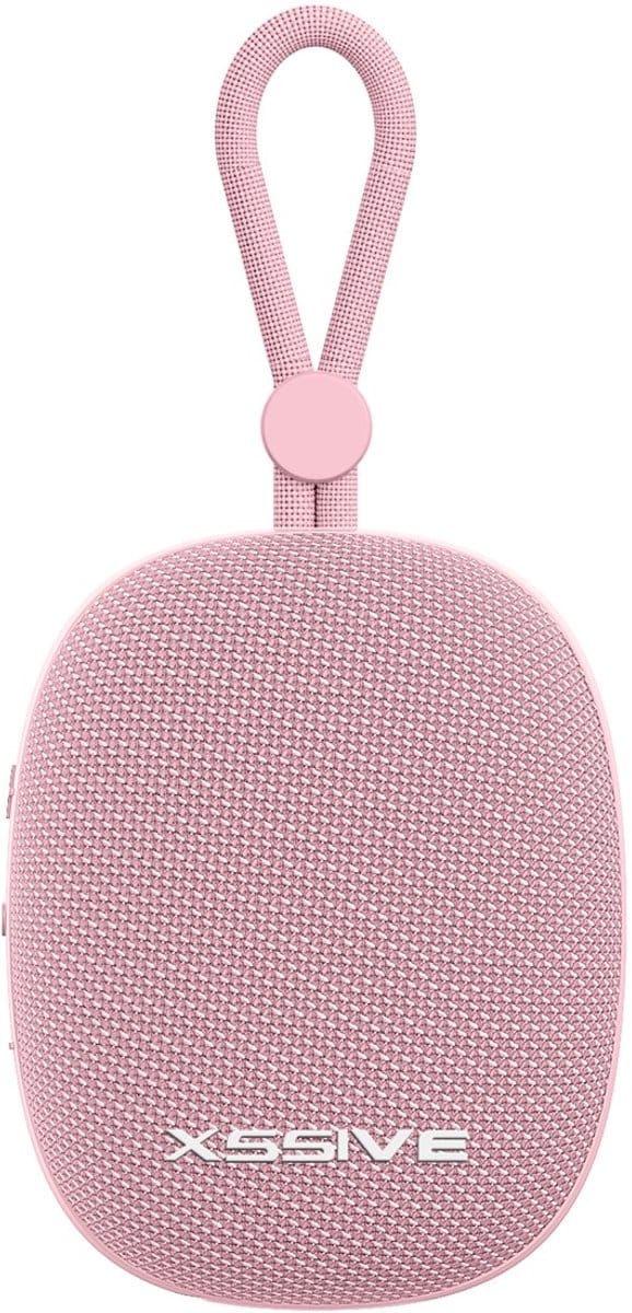 Mini Speaker Bluetooth 5.3 - 12+ Uur Afspeeltijd - Spatwaterbestendig - Draadloze Speakers Klein - Rose Goud