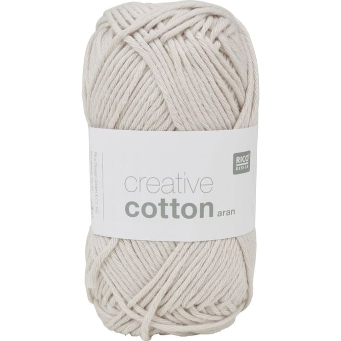 Rico Design Creative Cotton aran - Zilvergrijs