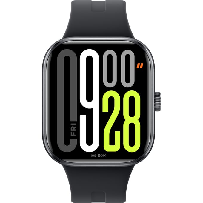 Redmi Watch 5 - 2,07-inch AMOLED - 5-systeem GNSS - 24 dagen batterij - Zwart