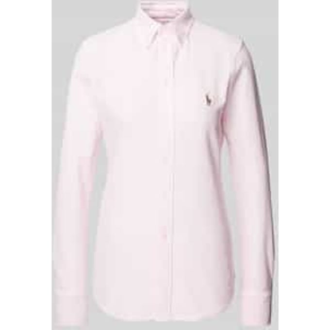 Overhemdblouse met labelstitching, model 'HEIDI'