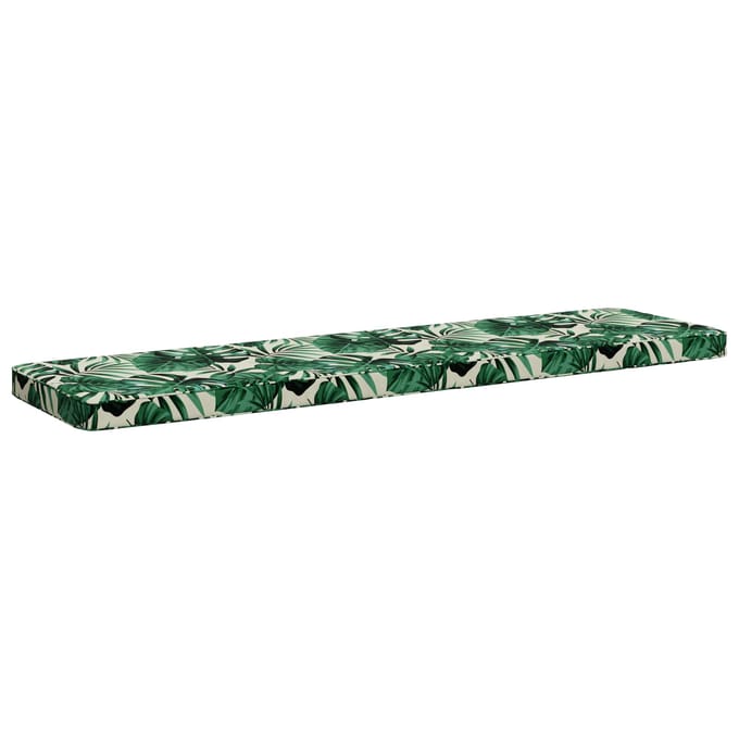 vidaXL - 1-delig - Bankkussen - VUGHT - 100% - Polyester - Bladpatroon