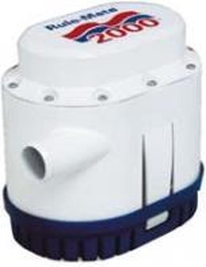 Automatische Bilge pomp 2000 gph/7600 l/h 12 V / 12 A (RU2000)