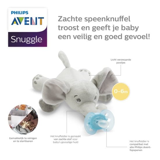 Philips Avent Fopspeen - Olifantje