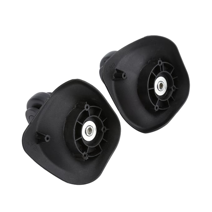 2 stuks/set PVC bagagewielen vervanging enkele roller voor kofferaccessoire wit