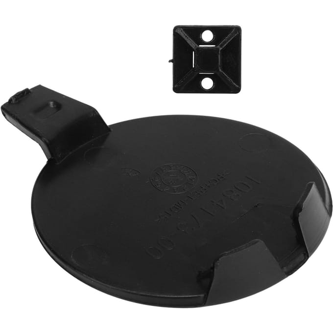 Voorbumper Sleepoogafdekking 1084173 00 E Vervanging voor Tesla Model 3 2017 tot 2023 Zwart black
