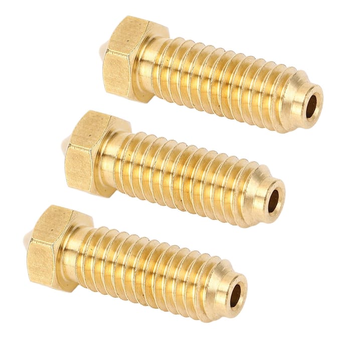 3 stks 3D-printer messing mondstuk kit voor Anycubic Kobra 2 Kobra 2 Pro Kobra 2 maximale Kobra 2 Plus beige