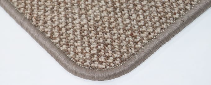 Wollen - Vloerkleed - Barbara - bruin beige - 65x177cm