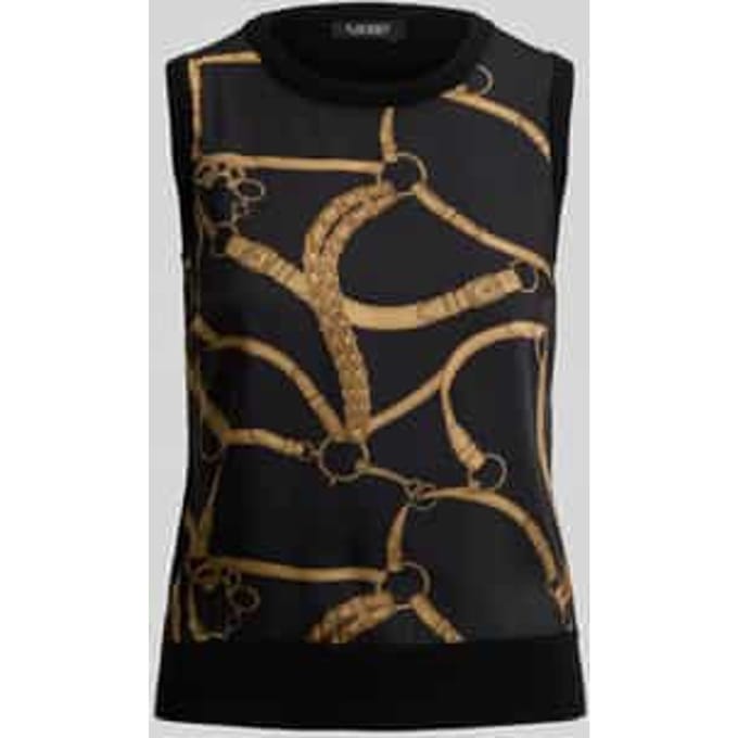 regular fit blousetop van katoenmix