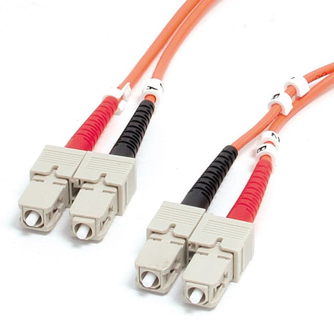 StarTech.com 1m Fiber Optic Cable - Multimode Duplex 62.5/125 - LSZH - SC/SC - OM1 - SC to SC Fiber Patch Cable (FIBSCSC1) - network cable - 1 m - 1m