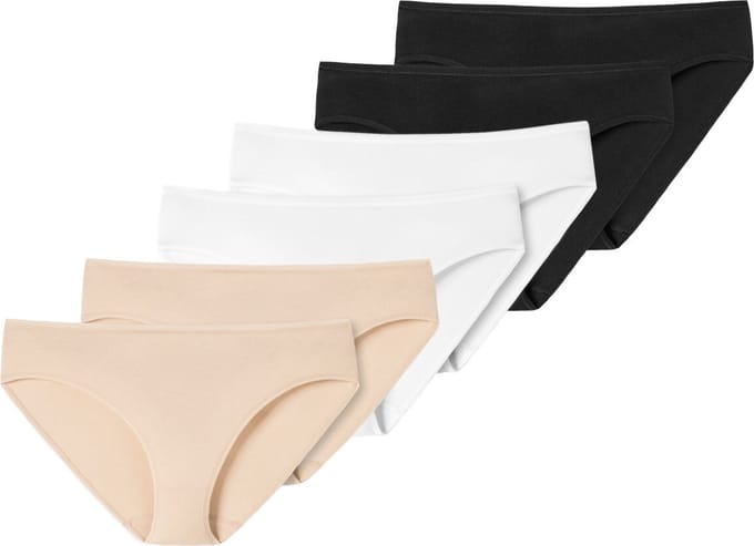 Schiesser Dames tai slip 6 pack 95/5 cotton